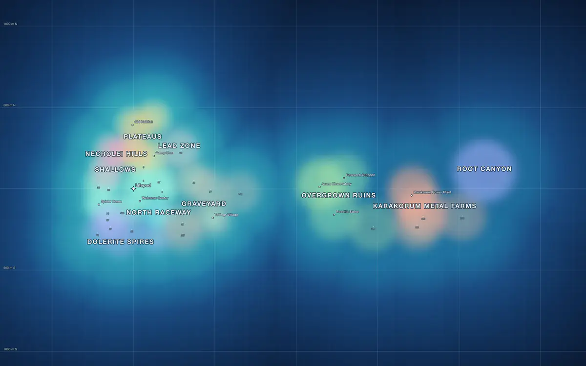 Ocean survey (schematic chart)